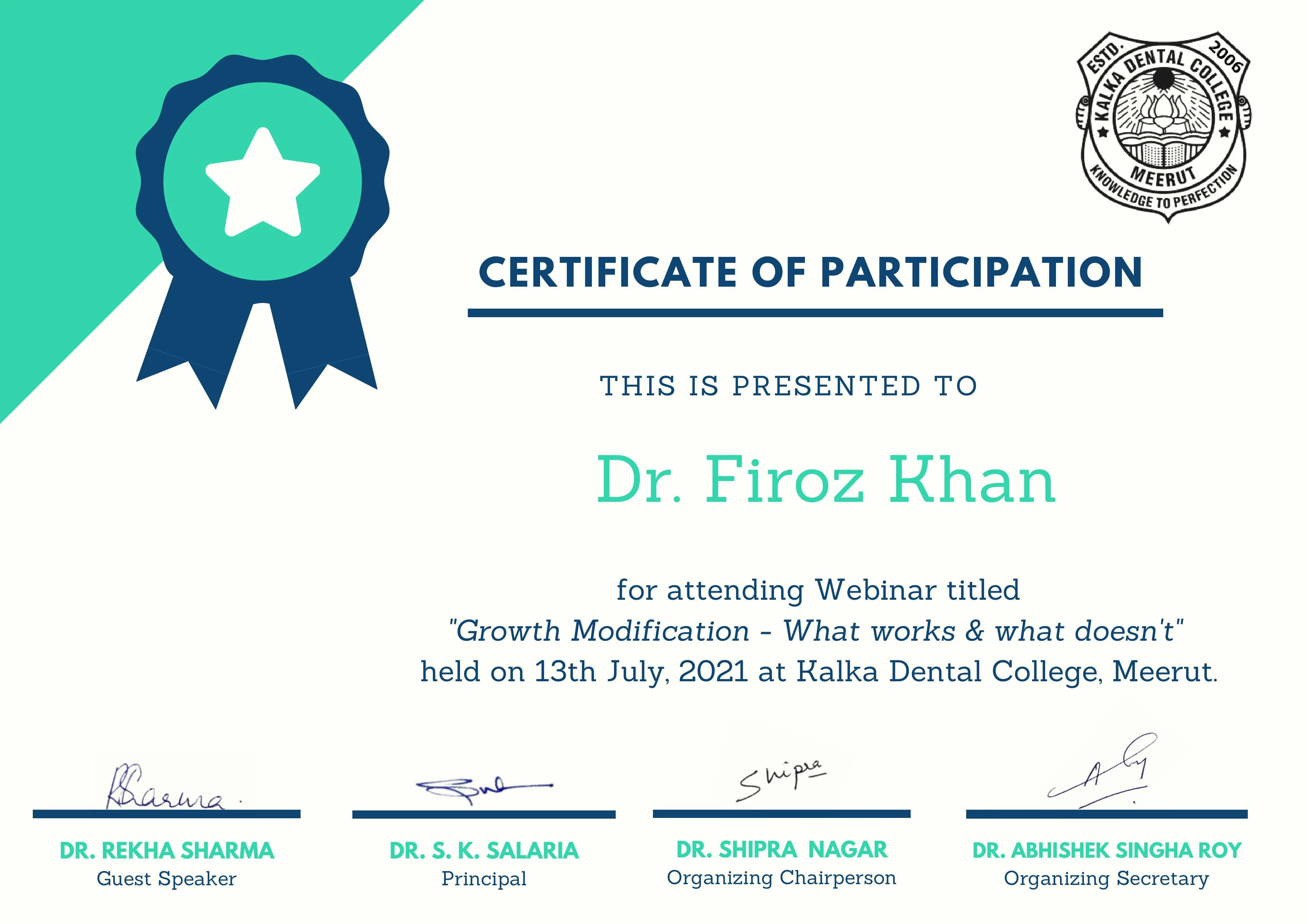 Certificate 6